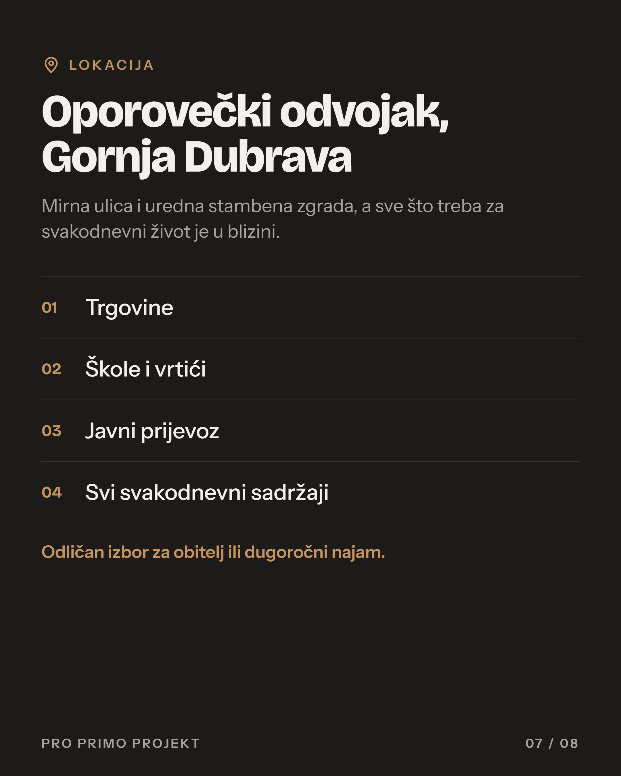 Novouređen četverosoban stan 65 m2– Gornja Dubrava, Oporovečki odvojak