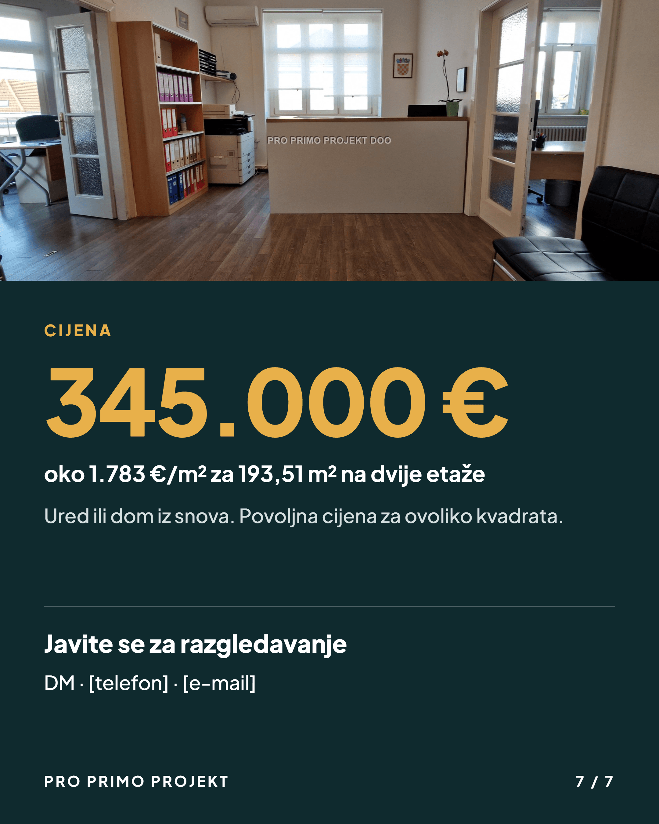Stan: Zagreb Črnomerec Kustošija 193 m2